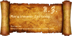 Margineanu Zelinda névjegykártya